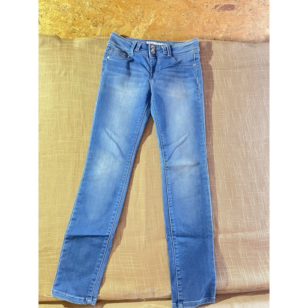Girls Favorite Denim Jean Girls Size 10/12 Blue Stretch Skinny Jeans